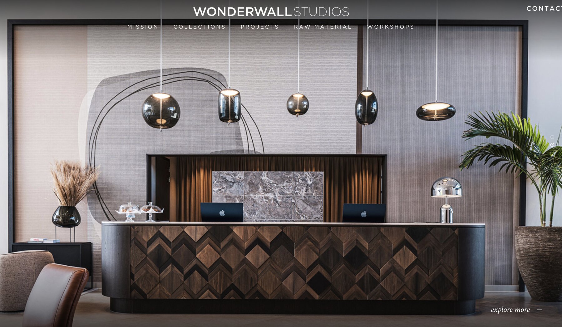 Timber wall panels — Wonderwall Studios
